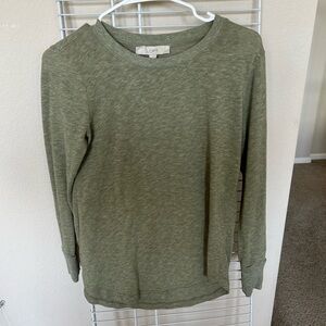 LOFT Sage Green long sleeve sweater Small